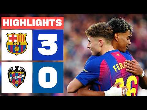 FC BARCELONA 3 - 0 LEVANTE UD | HIGHLIGHTS LALIGA EA SPORTS