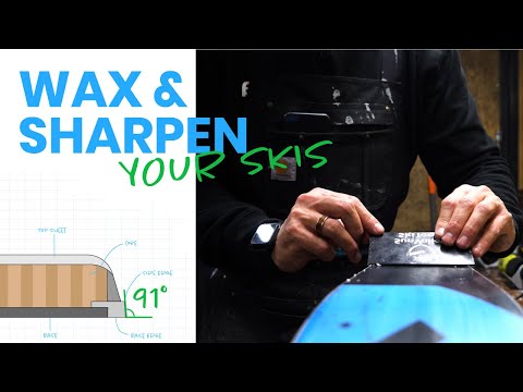 Sharpen Edges and Wax Skis like a Pro