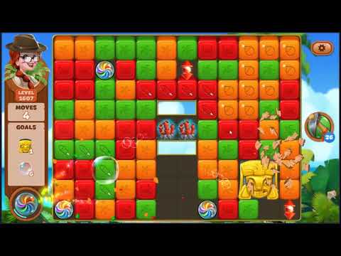 Lost Island Blast Adventure Level 1607 - NO BOOSTERS 🏝️ | SKILLGAMING ✔️