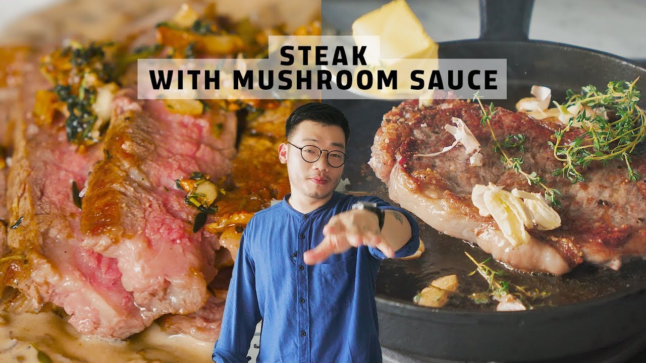 Resep Mushroom Sauce Steak