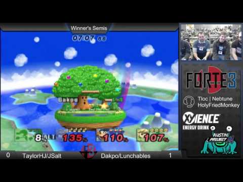 Forte 3-TaylorHJ/JSalt (Blue) vs Dakpo/Lunchables (Green) WSFs