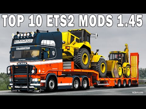TOP 10 ETS2 MODS - FOR 1.45 | Euro Truck Simulator 2 Mods