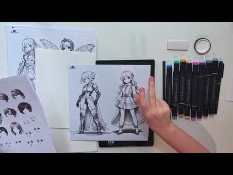 Sycomore Artissimo Create Your Manga Characters Rechargeable Light Pad