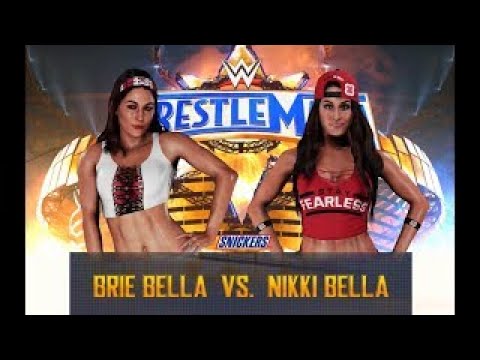 WWE 2K18 Brie Bella vs Nikki Bella