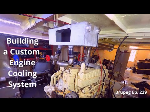 Building a custom marine engine cooling system - Project Brupeg Ep. 229