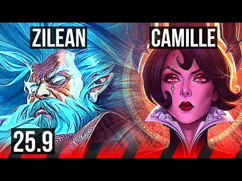 ZILEAN vs CAMILLE (TOP) | 69% winrate, 4/3/17 | KR Master | 25.9