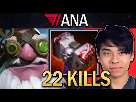 Sniper Dota 2 Gameplay T1.Ana with 22 Kills and Basher