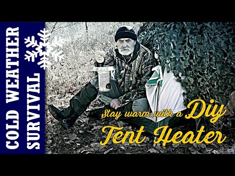 DIY Tent Heater: Super Cheap & Portable Winter Camping Solution for Cold Weather Survival!