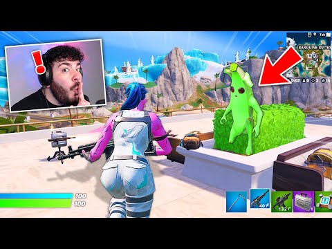 999 IQ HIDEOUT in SANGUINE SUITES Fortnite HIDE & SEEK...