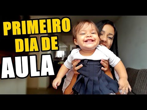 PRIMEIRO DIA DE AULA DA VALENTINA - MEIA RASGADA!! Pérolas da J@que