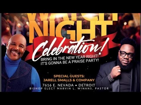 Jarell Smalls and Co. with Bishop Marvin L. Winans @ Perfecting Church ‼️‼️‼️