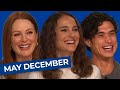 Natalie Portman, Charles Melton & Julianne Moore Adorably Fan Out Over Each Other | May December