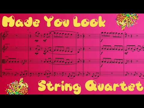 Made You Look by Meghan Trainor (String Quartet - arranged by Andrew Gavin)