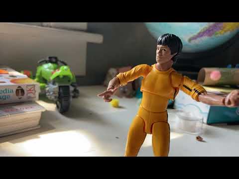 Bruce Lee versus Red Power Ranger Stop Motion- A Really Funny Fight
