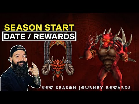 SEASON 25 START DATE | NEW PET & PORTRAIT REWARDS DIABLO 3 PATCH BUILD 2.7.2 REAPER OF SOULS