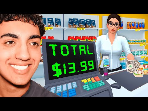 I Opened My Own STORE! (Supermarket Simulator)