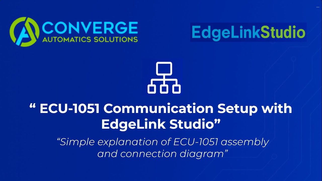 “ECU-1051 Communication Setup With Advantech Edgelink Studio”