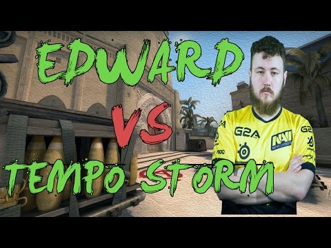 CSGO: POV Na'Vi Edward vs Tempo Storm (28/22) mirage @ IEM Katowice 2016
