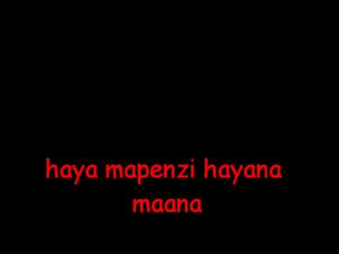 Single boy-Ali Kiba ft Lady Jaydee(lyrics video)