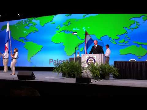 7  Flags Parade at Opening Ceremony 2011 01 18