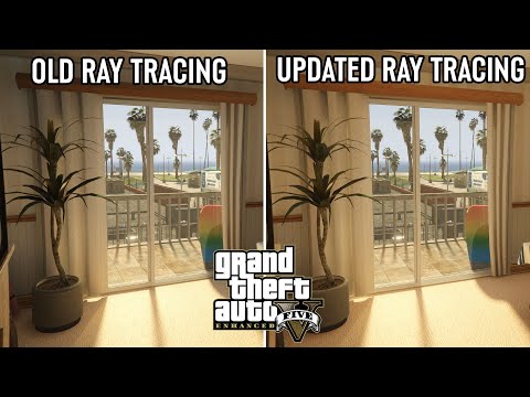 GTA 5 Enhanced UPDATED Ray Tracing VS OLD Graphics Comparison