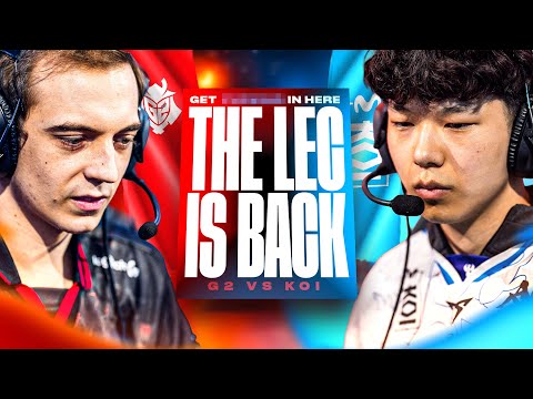 THE LEC IS BACK WITH FINALS REMATCH - G2 VS KOI - LEC 2026