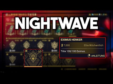 100 EXIMUS KILLS (Nightwave Mission) 🎮 Warframe Gameplay German