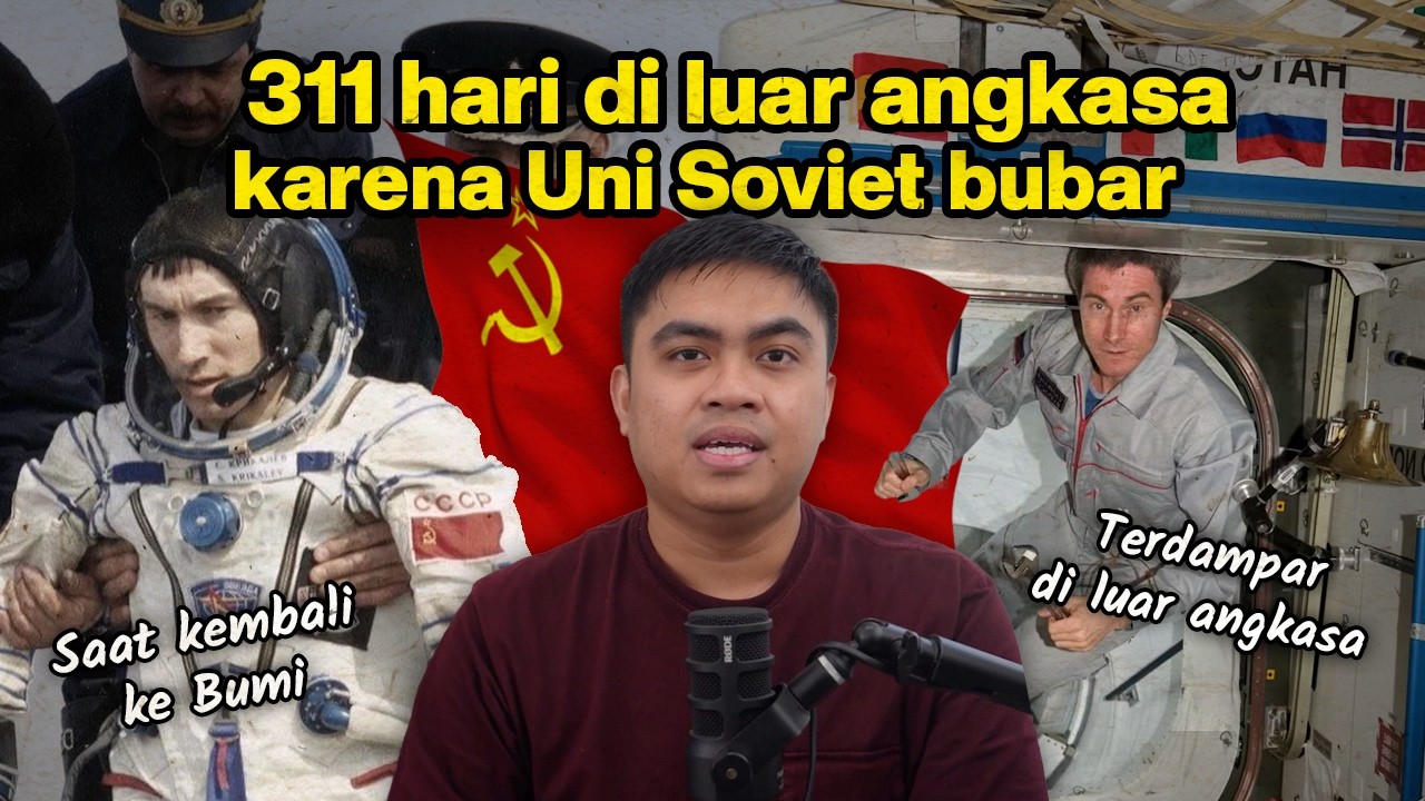Astronot Soviet ini terdampar selama 311 hari di luar angkasa...