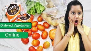 Ordered Vegetables online from Amazon Pantry Prime now | Dhruvi Shah