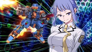 「スーパーロボット大戦DD」戦闘演出集：グラフディン（サキミ機）（スリー・ラウンド・バーストまで）