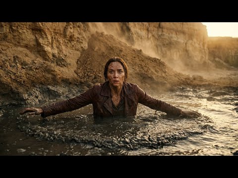 Girl Into Quicksand Basin | Quicksand Girl Slide into Swamp 🛝 