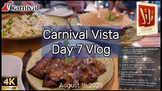 ⭐️ MUST TRY! ⭐️ JiJis Kitchen | Carnival Vista Day 7 Vlog | 08/15/2025 🚢