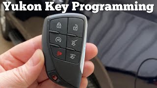 How To Program A 2021 GMC Yukon Remote Key Fob - Add A Smart Key - Denali XL Programming Pairing