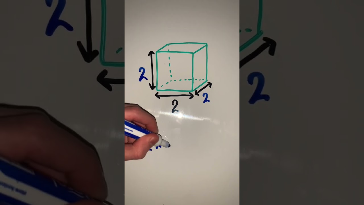 How to find Volume Cube (SIMPLE)!! #shorts #maths