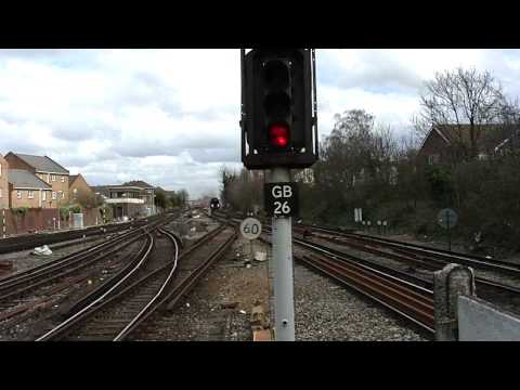 35028 Clan Line VSOE at Richmond 26/03/10