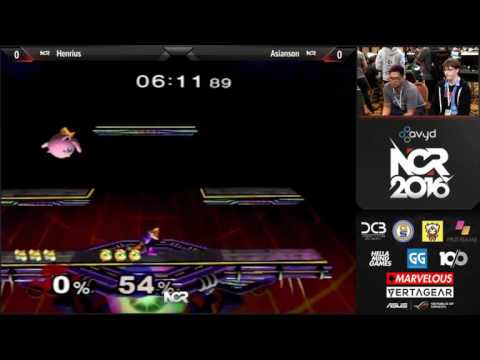 NCR 2016 henrius vs asianson SSBM