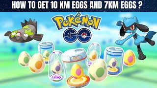 How to get 10KM and 7KM Eggs in Pokemon GO | Riolu | Galarian Stunfisk