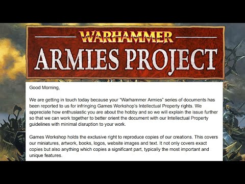 Games Workshop Struck At A Fan Project Again - Warhammer Armies Project