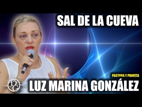 PASTORA Y PROFETA LUZ MARINA GONZALEZ ENSEÑANDO BAJO EL TEMA: SAL DE LA CUEVA
