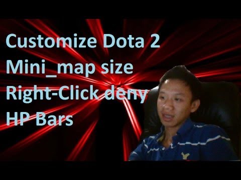 Dota 2 Guide: Console command trigger for mini map and right deny