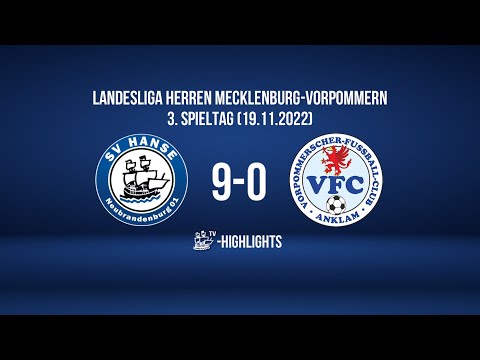 SV HANSE Neubrandenburg 01 - VFC Anklam 9:0 - Landesliga Herren MV (19.11.2022)