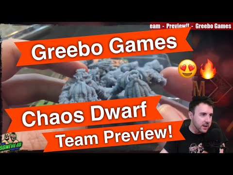 Greebo Games Chaos Dwarf Team - Unbox & Review!