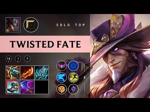 Twisted Fate Top vs Anivia - EUW Master Patch 25.24