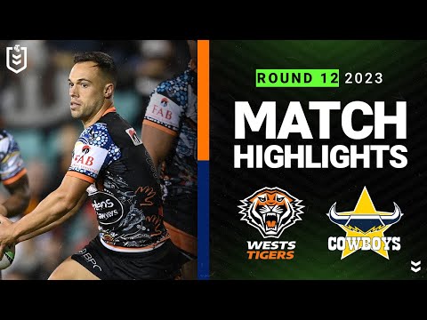 NRL Highlights | NRL 2023 | Wests Tigers v North Queensland Cowboys | Match Highlights