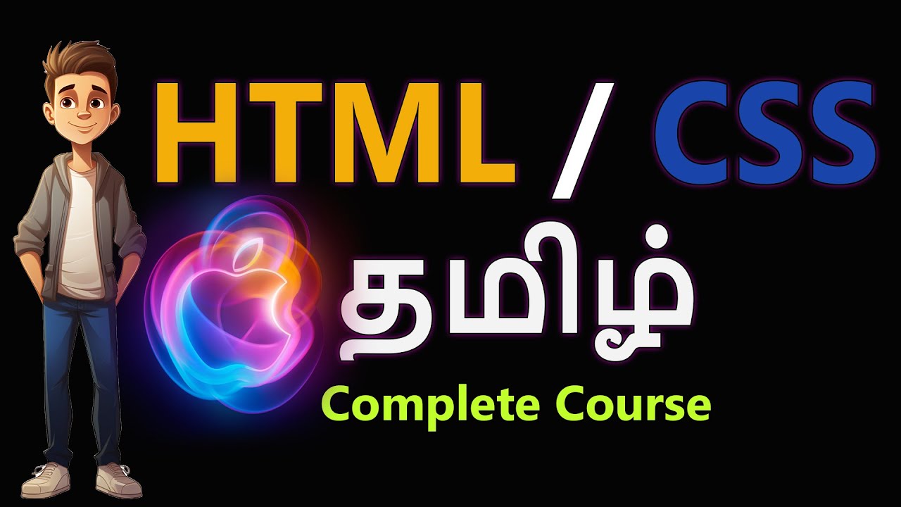 Apple Website Clone using HTML and CSS | Tamil