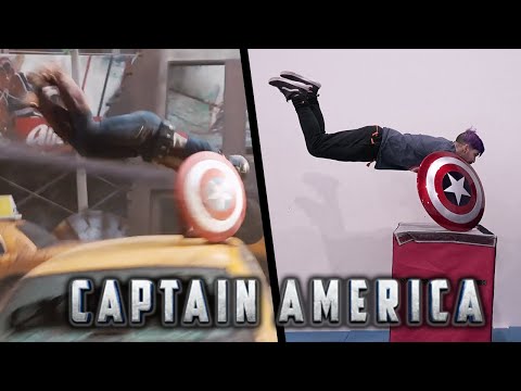 Stunts From Captain America In Real Life (Endgame, Civil War)