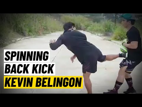 Kevin Belingon: How To Throw A KNOCK OUT Spinning Kick