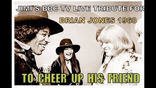 JIMI HENDRIX Stone Free Dedicated to Brian Jones 1968 Very Cool "Get Off My Cloud" Version