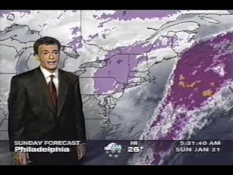 Weather Channel clip with Local Forecast, 5 AM - 6 AM Sunday January 21, 2001