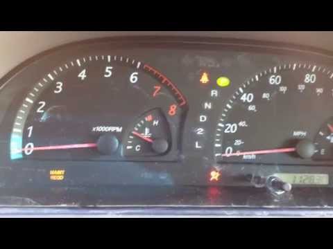 Reset Oil Maintenance Light - 2000 to 2005 Toyota Camry